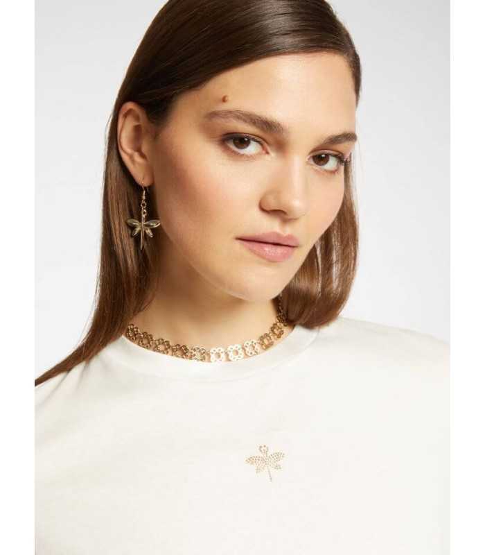 Camiseta Blanca Libélula Elena Miro Mujer