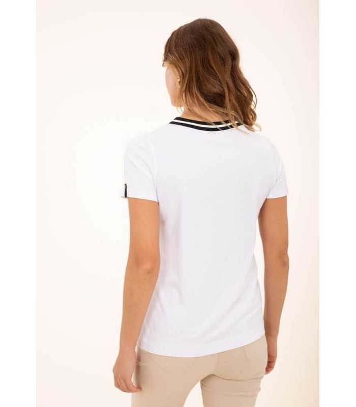 Camiseta Blanca Cadenas Anna Mora Mujer