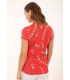 Camiseta Coral Cadenas Anna Mora Mujer