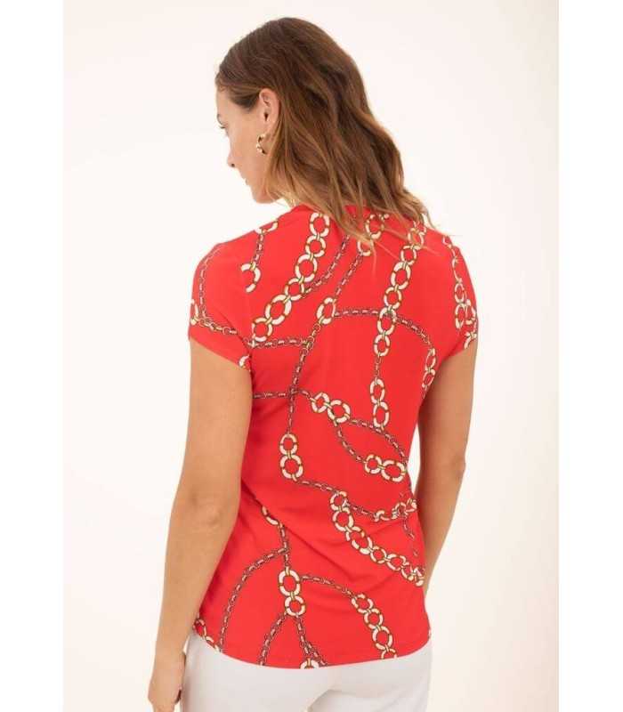 Camiseta Coral Cadenas Anna Mora Mujer