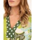 Vestido Estampado Patchwork Anna Mora Mujer