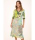 Vestido Estampado Patchwork Anna Mora Mujer