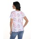 Camiseta Blanca Caras Frank Lyman Mujer