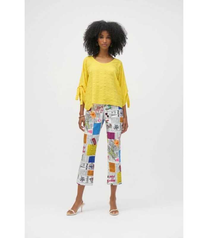 Pantalón Estampado Recortes Joseph Ribkoff Mujer