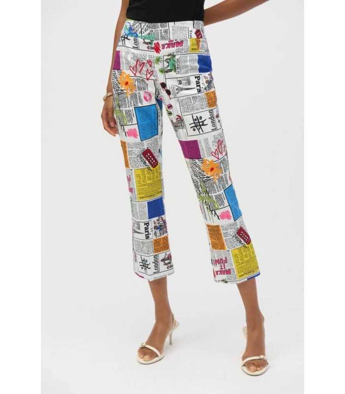 Pantalón Estampado Recortes Joseph Ribkoff Mujer