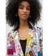 Blazer Estampado Recortes Joseph Ribkoff Mujer