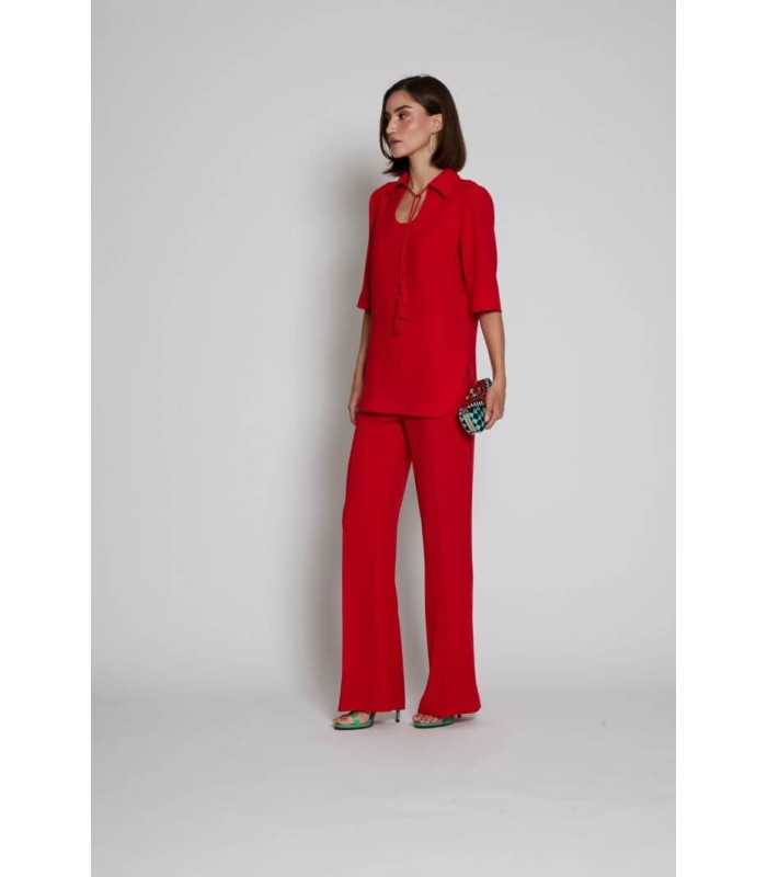 Blusón Rojo Moskada Mujer