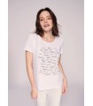 Camiseta Palabras Carmela Rosso Mujer