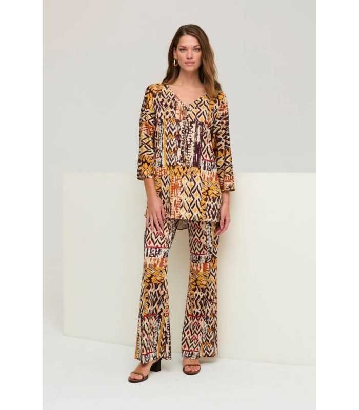 Pantalón Estampado Tierras Civit Mujer