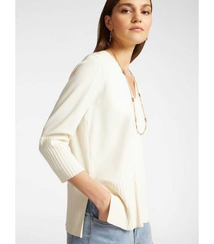 Suéter Acanalado Punto Elena Miro Mujer