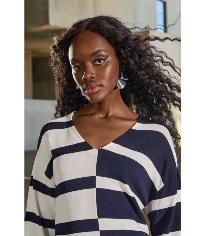 Jersey Rayas Punto Joseph Ribkoff Mujer
