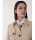 Gabardina Beige Técnica Cinzia Rocca Mujer