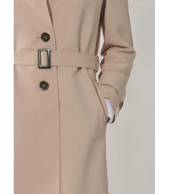 Gabardina Beige Técnica Cinzia Rocca Mujer