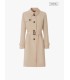 Gabardina Beige Técnica Cinzia Rocca Mujer