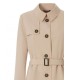 Gabardina Beige Técnica Cinzia Rocca Mujer