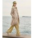Gabardina Beige Técnica Cinzia Rocca Mujer