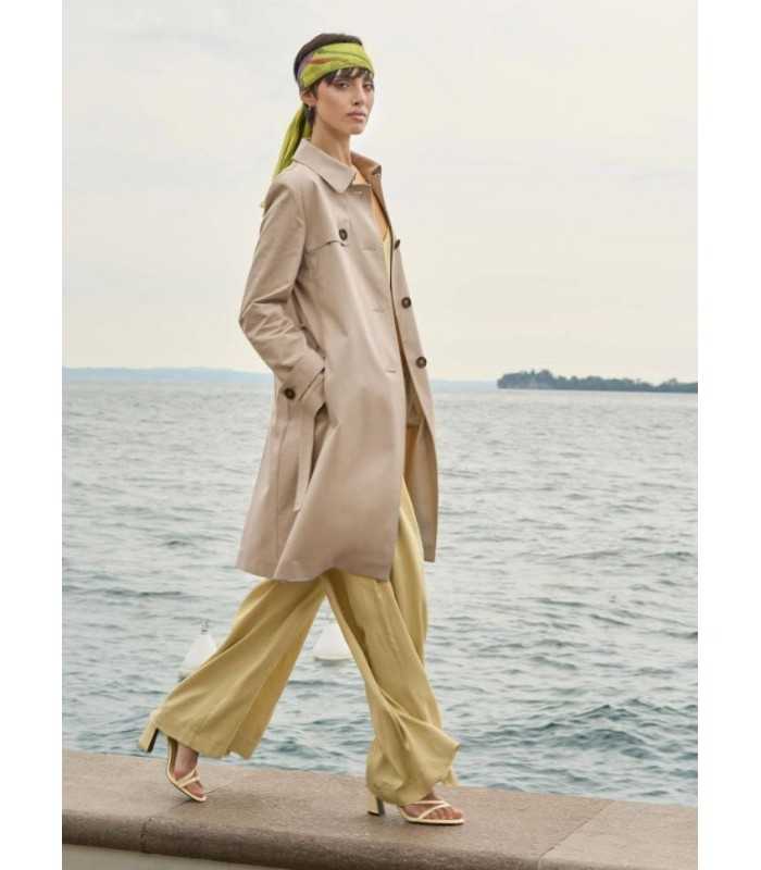 Gabardina Beige Técnica Cinzia Rocca Mujer