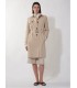 Gabardina Beige Técnica Cinzia Rocca Mujer