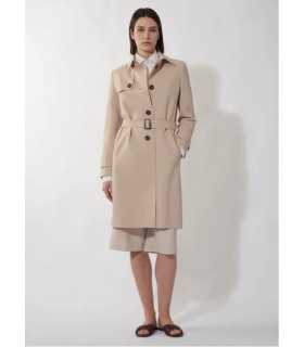Gabardina Beige Técnica Cinzia Rocca Mujer