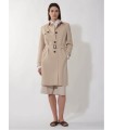 Gabardina Beige Técnica Cinzia Rocca Mujer