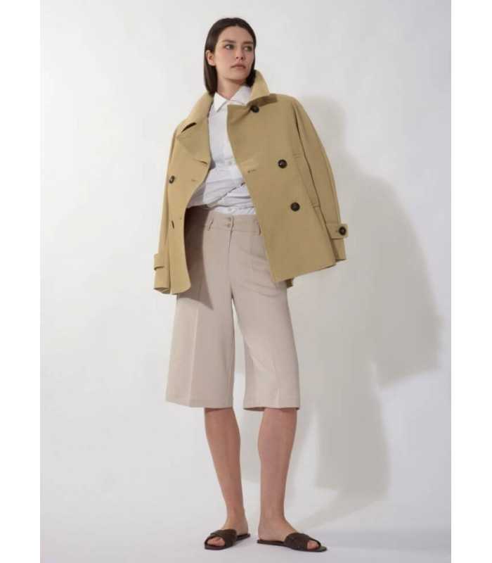 Chaqueta Camel Recta Cinzia Rocca Mujer