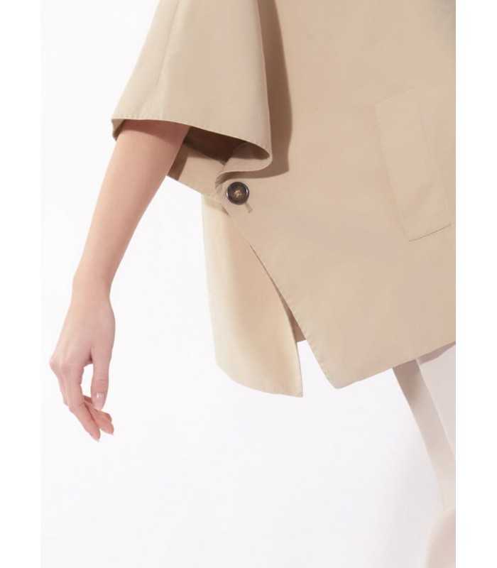 Capa Beige Impermeable Cinzia Rocca Mujer