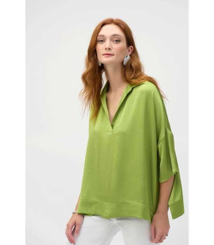 Top Verde Raso Joseph Ribkoff Mujer