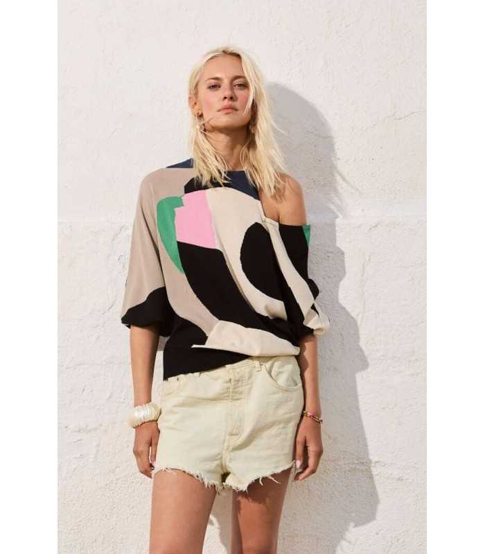 Suéter Geométrico Aldo Martins Mujer