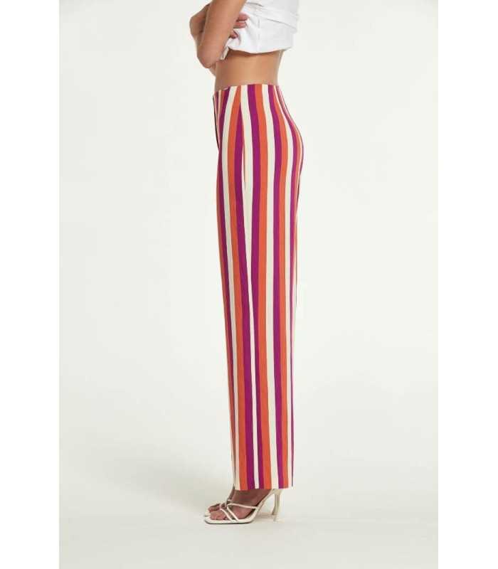 Pantalón Rayas Tricolor Oky Mujer
