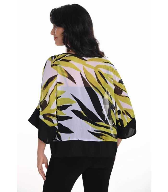 Blusón Estampado Hojas Frank Lyman Mujer