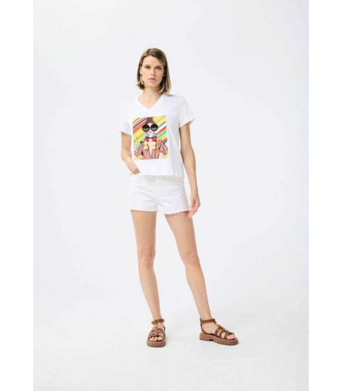 Camiseta Blanca Mujer Leo&ugo Mujer