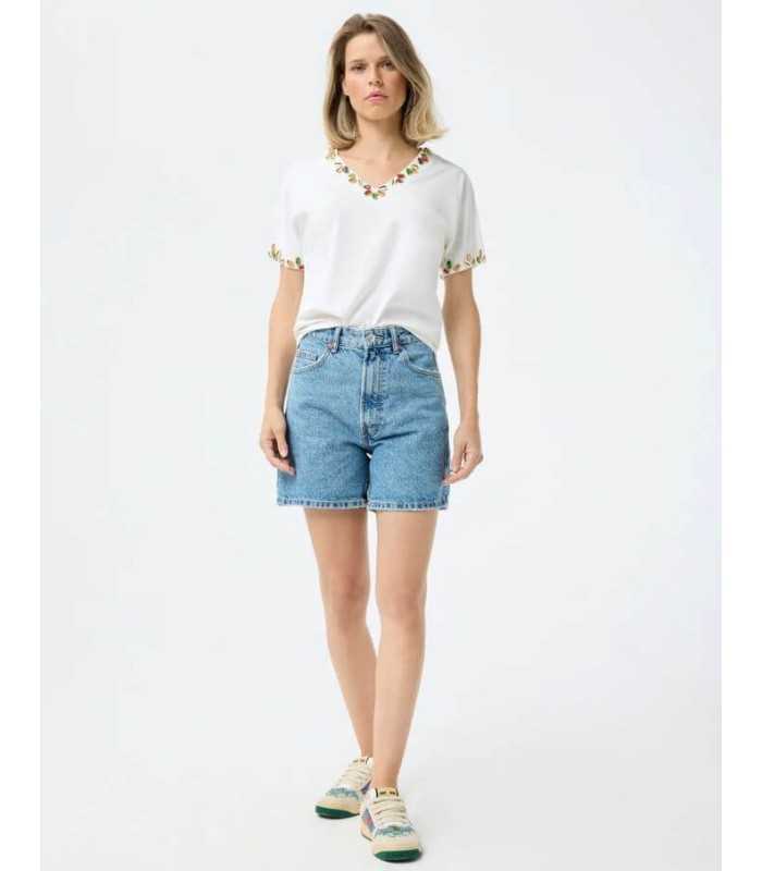 Camiseta Detalles Conchas Leo&ugo Mujer