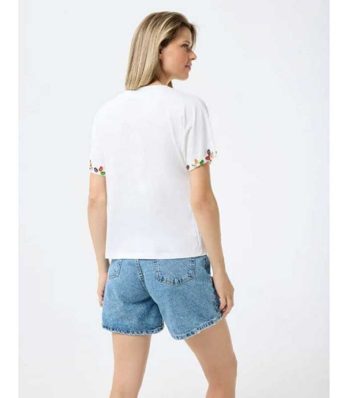 Camiseta Detalles Conchas Leo&ugo Mujer