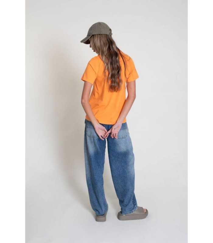 Camiseta Naranja Polo Pisonero Mujer