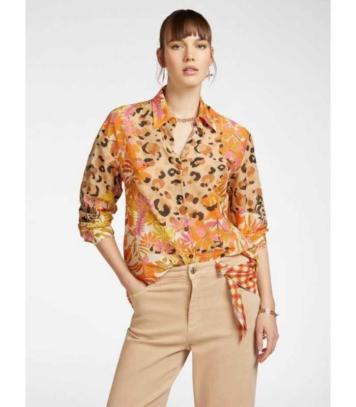 Camisa Animal Print Elena Miro Mujer