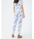 Pantalón Dibujos Marino Leo&ugo Mujer