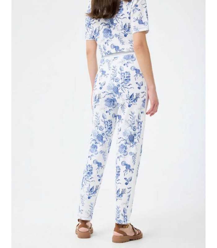 Pantalón Dibujos Marino Leo&ugo Mujer