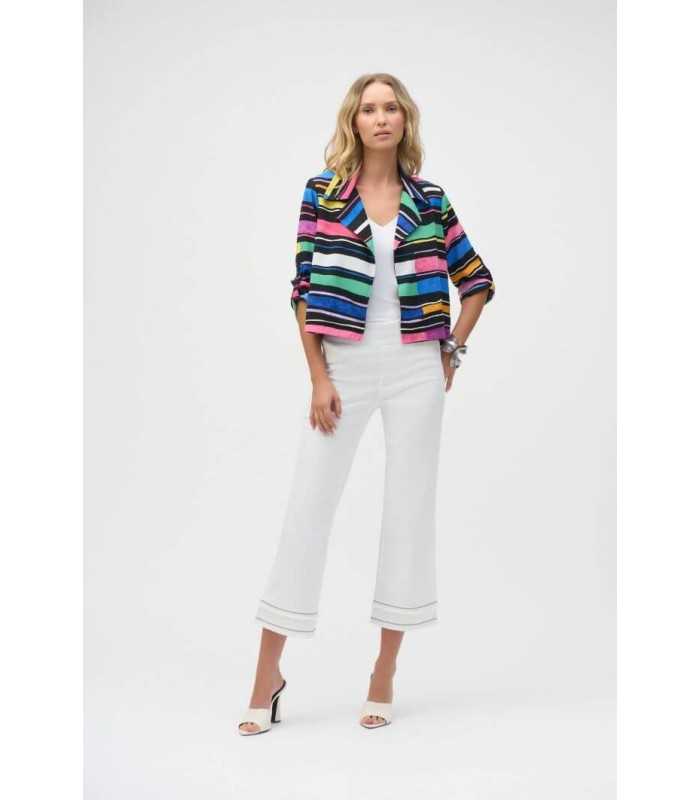Chaqueta Corta Rayas Joseph Ribkoff Mujer