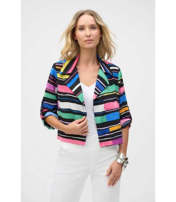 Chaqueta Corta Rayas Joseph Ribkoff Mujer