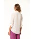 Camisa Blanca Georgette Oky Mujer