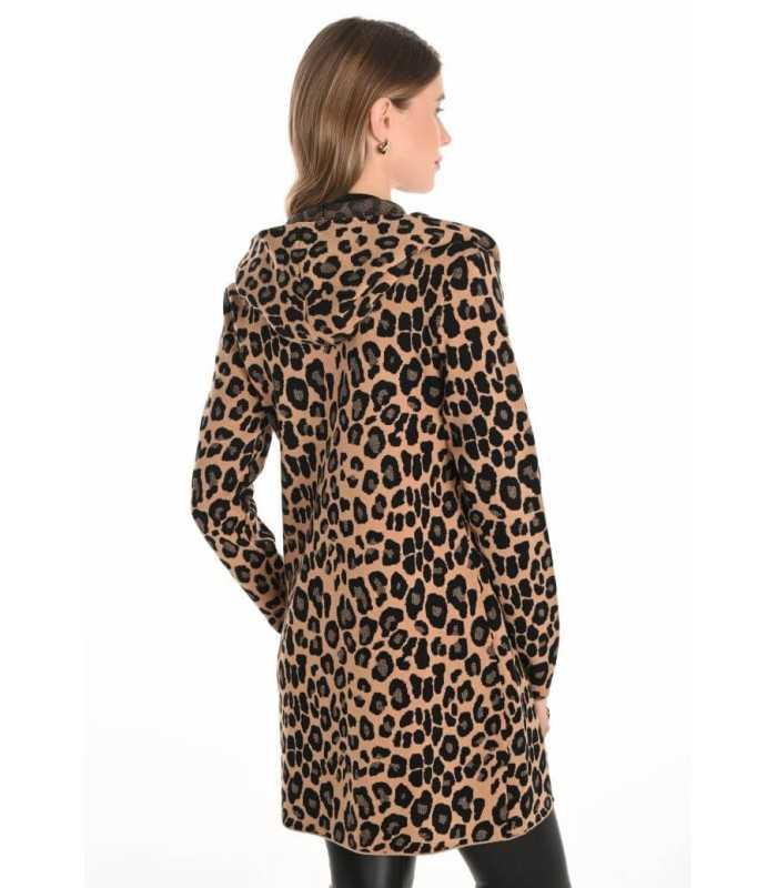 Chaqueta Punto Animal Print Frank Lyman Mujer