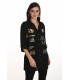 Blusa Negra Detalles Frank Lyman Mujer