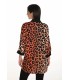 Blusa Animal Print Dibujo Frank Lyman Mujer