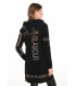 Chaqueta Negra Punto Frank Lyman Mujer