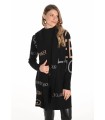 Chaqueta Negra Punto Frank Lyman Mujer