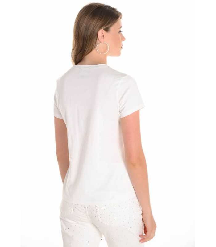Camiseta Blanca Love Frank Lyman Mujer