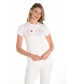 Camiseta Blanca Love Frank Lyman Mujer