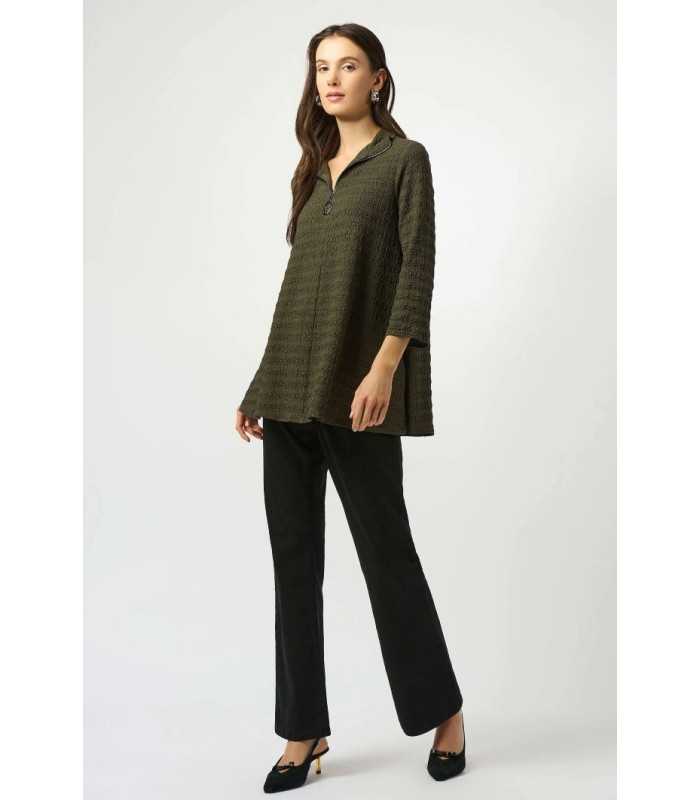 Top Punto Caqui Grabado Joseph Ribkoff Mujer