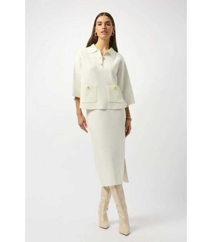 Suéter Boxy Punto Blanco Joseph Ribkoff Mujer