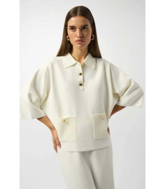 Suéter Boxy Punto Blanco Joseph Ribkoff Mujer